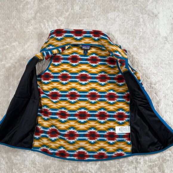 Vintage Patagonia Synchilla fleece vest Aztec Navaho W Large Made in Mexico - Picture 3 of 10